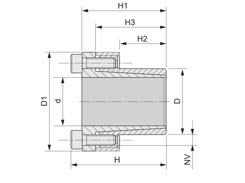 HUB LOCK KLCX048