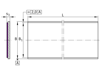 INA EGS20260-E40-S3E-Y GLIDEPLADE  260X500MM