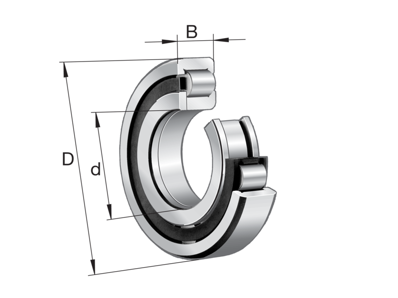 FAG NUP2226-E-XL-M1 CYLINDRISK RULLELEJE 130X230X64