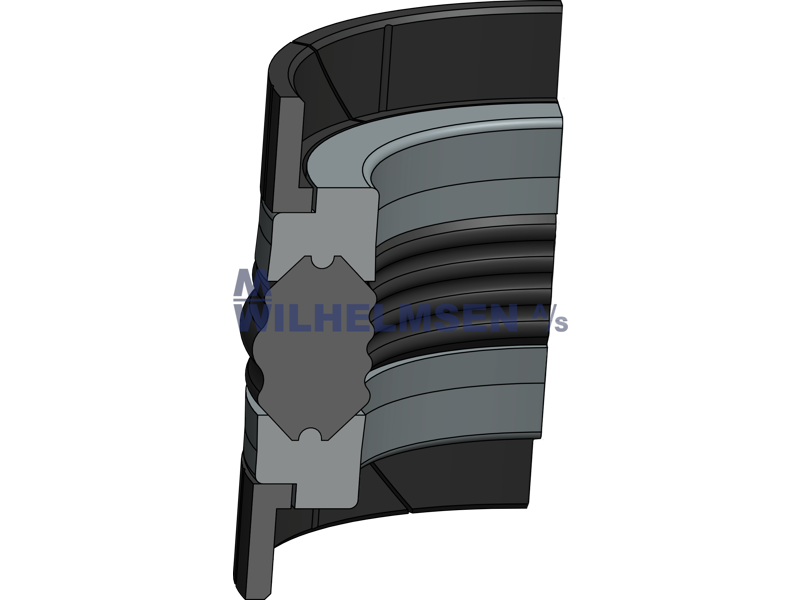 DOUBLE ACTING PISTON SEAL 110X90X35