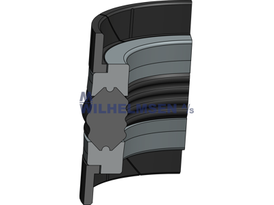 DOUBLE ACTING PISTON SEAL 50X34X32