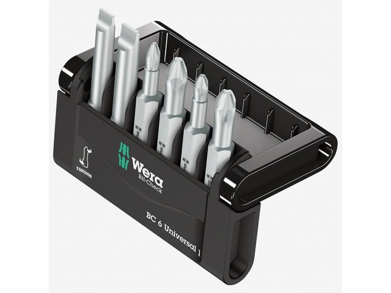 WERA BIT-CHECK 6 UNIVERSAL 1 6 DELE - LIGE/PH/PZ