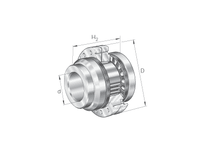 ZARF45130LTVA AKSIAL-RADIAL-RULLELEJE 