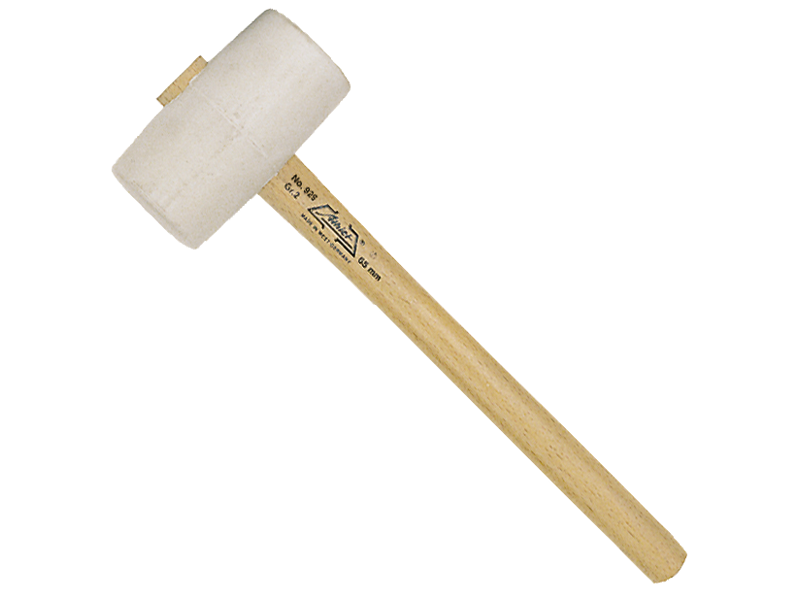 GUMMIHAMMER HVIDE BANER Ø75MM NR AT-929-03