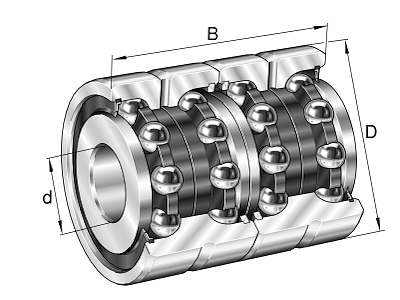 INA ZKLN4090-2Z-2AP-XL AXIAL ANGULAR CONTACT BALL BEARING