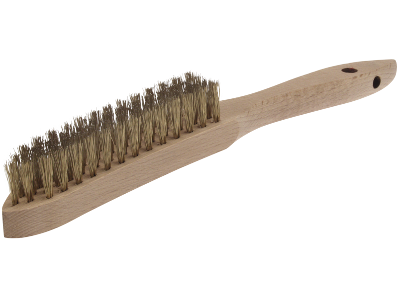 LESSMANN HÅNDSTÅLBØRSTE 3RK MESS. 107631 107.631 TRÅD 0,35MM