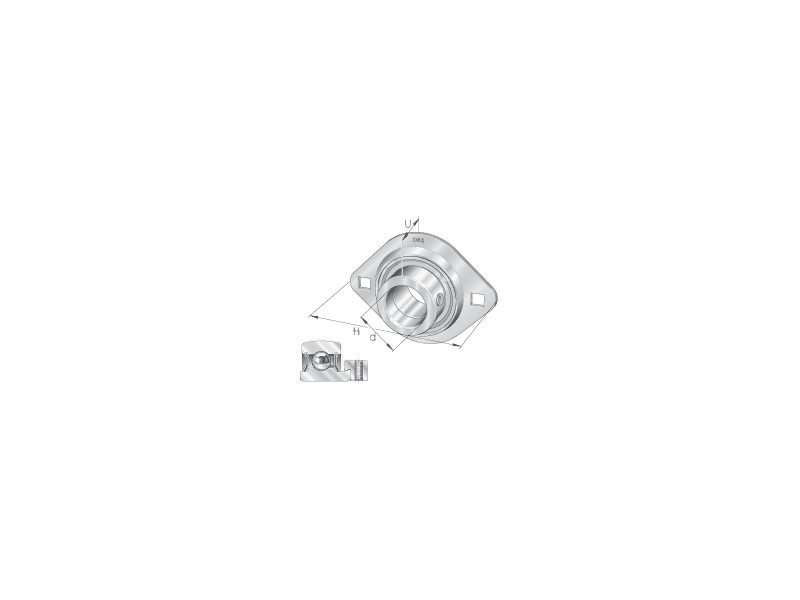 INA RAT12-XL FLANGED HOUSING UNIT