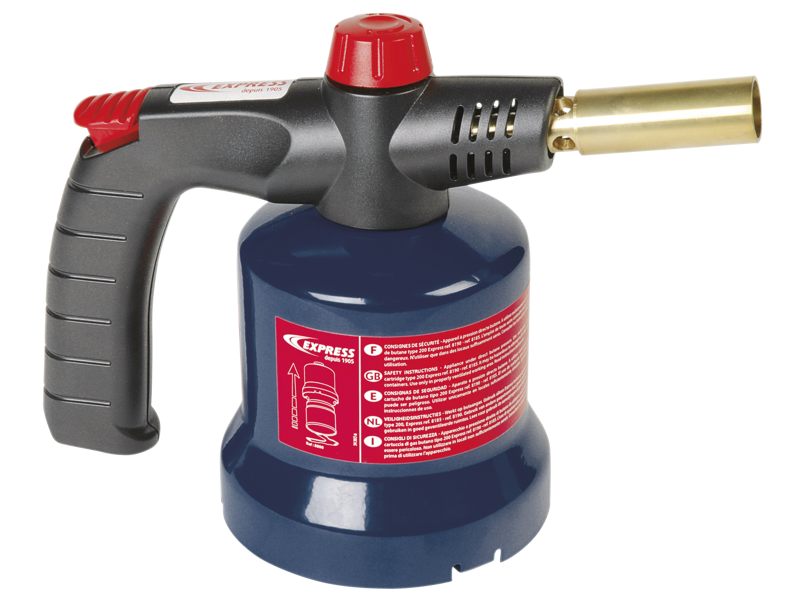 EXPRESS BLÆSELAMPE M/PIEZOTÆNDING  EXCL. GAS