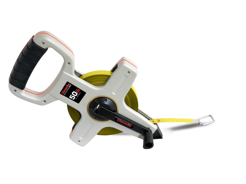 DIESELLA GAFFELBÅNDMÅL 50M STÅLBÅND I GUMMIBELAGT ABS HUS