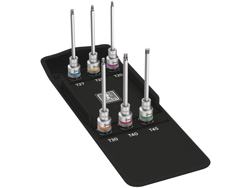 WERA 8767 C TORX® HF 2 ZYKLOP BIT-TOP-SÆT, MED HOLDEFUNKTION, 6 DELE