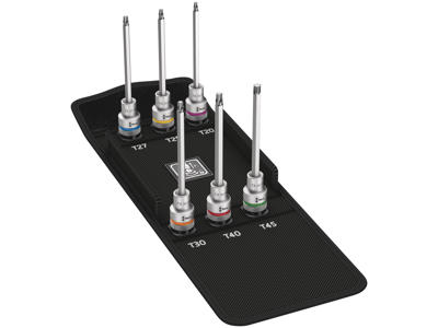WERA 8767 C TORX® HF 2 ZYKLOP BIT-TOP-SÆT, MED HOLDEFUNKTION, 6 DELE