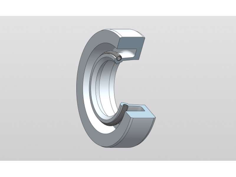 OLIETÆTNINGER NBR 85 SHORE 30X72X6 - MASSIV & RF FJEDER