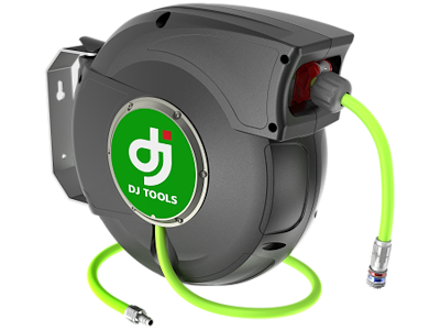 CEJN AUT. SLANGEOPRULLER F/LUFT 14MTR M/KOBL