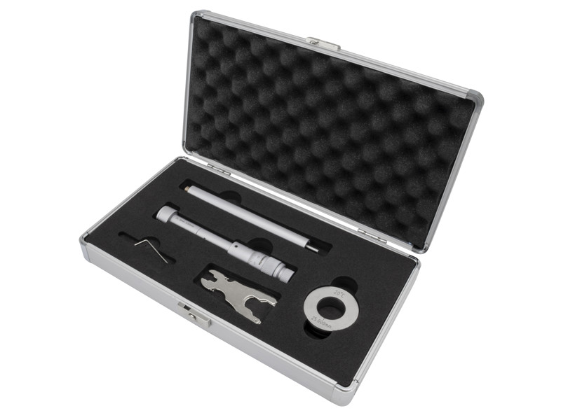 DIESELLA INDVENDIG 3-PUNKT MIKROMETER  25-30 MM INKL. FORLÆNGER OG KONTROLRING