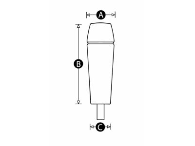 RENCOL 2885R GREB BLANK Ø 18MM M6X10