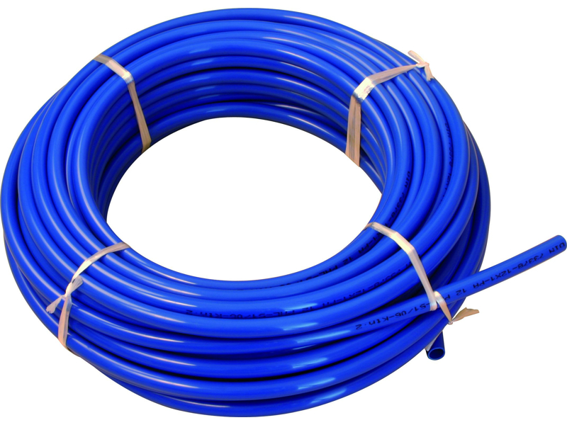 POLYURETHANSLANGE FLEKSIBEL 2 X 4 MM BLÅ