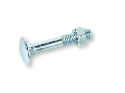 CARRIAGE BOLT DIN603F-M5X25-FZB