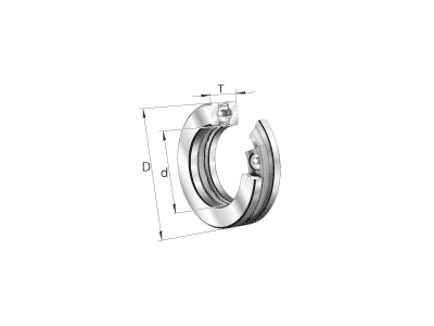 51100 AXIAL DEEP GROOVE BALL BEARING