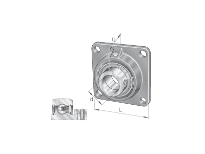 INA PCF20-XL FLANGED HOUSING UNIT
