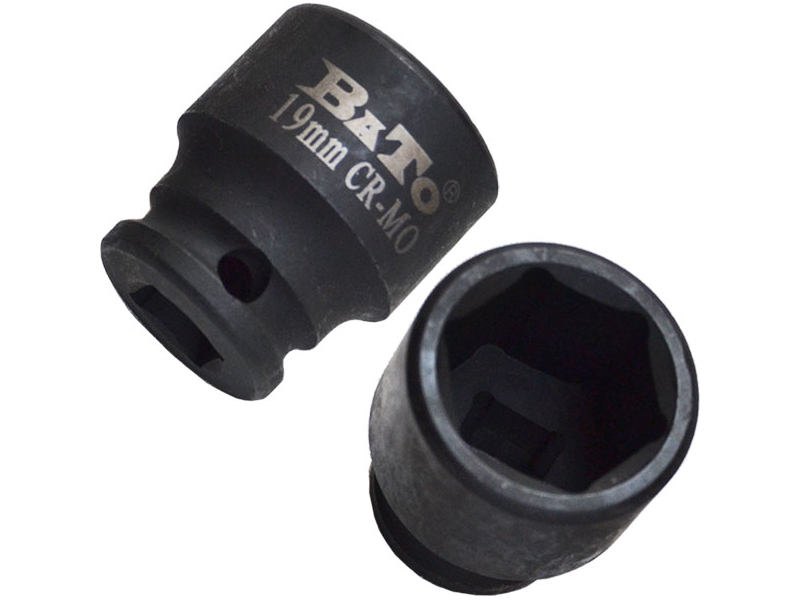 BATO 19406 KRAFTTOP KORT  3/8" FIRKANT -   6MM 6KT.