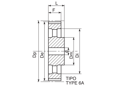 TIMING BELT PULLEY 96-XH-300