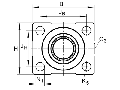 INA KTFS25-PP-AS LINEAR BALL BEARING AND HOUSING UNIT