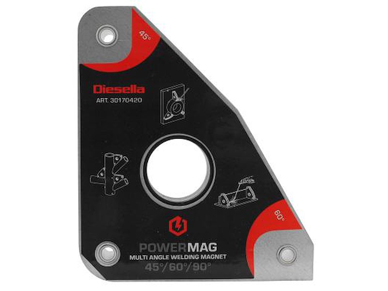 DIESELLA WLDPRO SVEJSEMAGNET 30°/45°/60°/90° 40KG