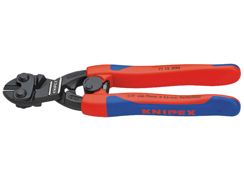 KNIPEX 71 12 200 COBOLT MINI BOLTSAKS 200MM ERGO MAX TRÅD Ø 3.6MM