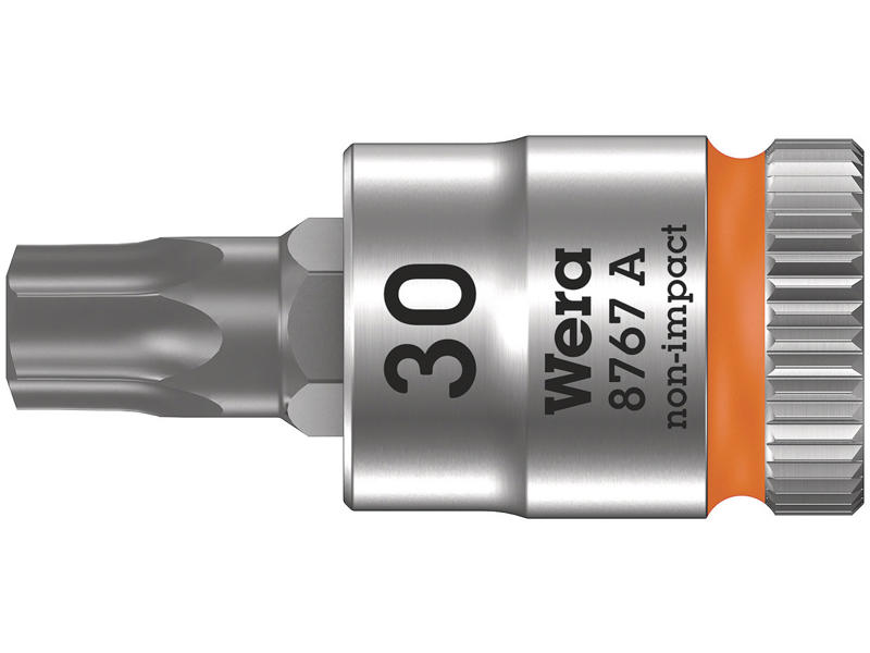 WERA TORX® ZYKLOP BIT-TOP MED 1/4"-TILSLUTNING 8767 A, TX 30 X 28 MM