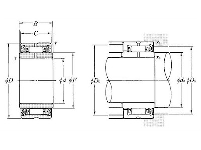 NTN NÅLELEJE NA4910 LL/3AS 50X72X22