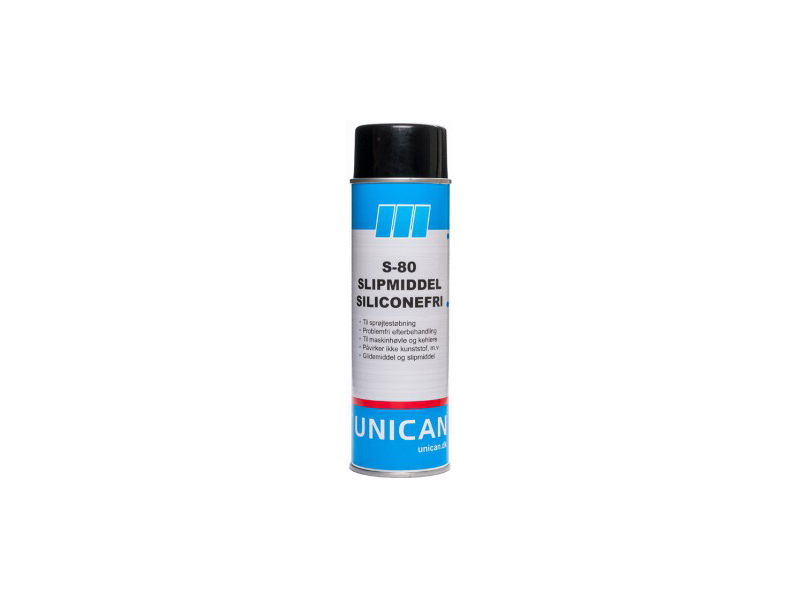 UNICAN S-80 SLIPMIDDEL SILICONEFRI 500 ML SPRAY