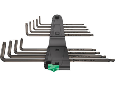 WERA TORX® VINKELNØGLESÆT 967/9 TX XL 1, LANG, 9 DELE