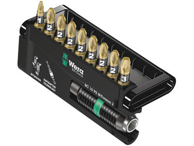 WERA Bit-Check 10 PZ BiTorsion 2, 10 DELE