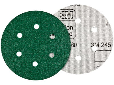 3M SLIBERONDEL HOOKIT 245 6 HULLER P40 150MM