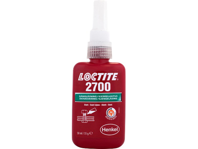 LOCTITE 2700 50 ML GEVINDSIKRING "HØJ STYRKE" 