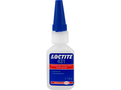 LOCTITE 431 20 G  HURTIGLIM UNIVERSEL "MIDDEL VISKOSITET"