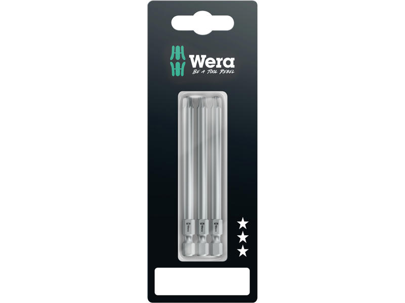 WERA TORX® BITS 867/4 Z SB, TX 25 X 89 MM, 3 DELE