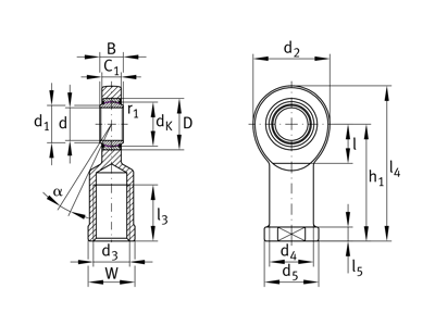 INA GIR40-UK-2RS-A LEDHOVED 40X..X..