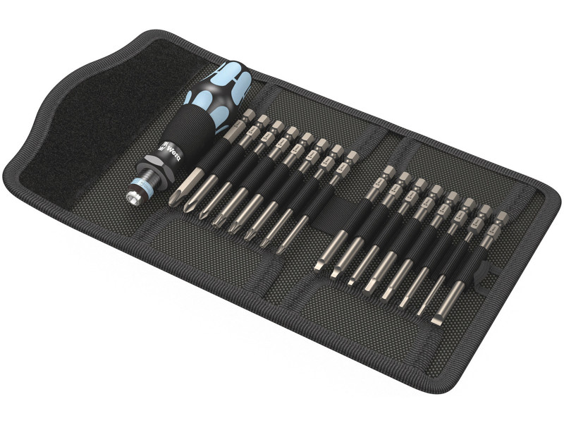 WERA KRAFTFORM KOMPAKT 60 KK 60 Stainless Imperial, RUSTFRI STÅL, IMPERIAL, 17 DELE