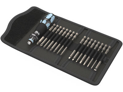 WERA KRAFTFORM KOMPAKT 60 KK 60 Stainless Imperial, RUSTFRI STÅL, IMPERIAL, 17 DELE