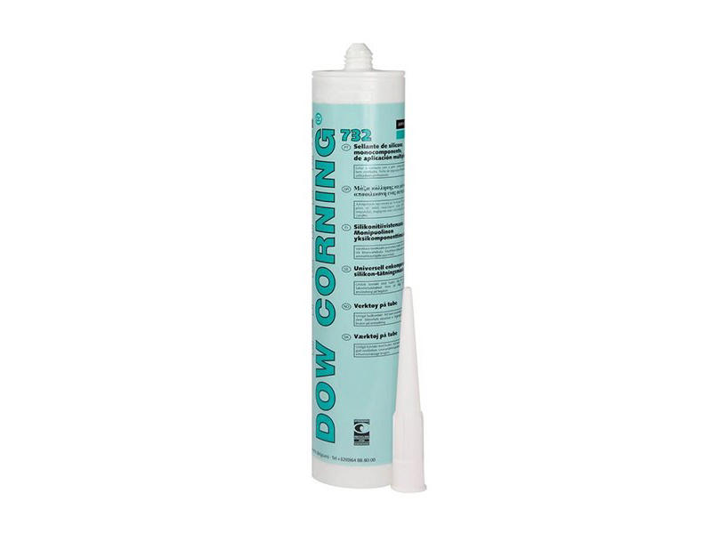 DOWSIL 732 MULTI-PURPOSE SEALANT PATRON SORT - EDDIKEBASERET - FDA GODKENDT