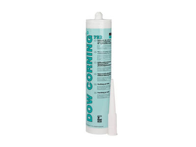 DOWSIL 732 MULTI-PURPOSE SEALANT PATRON SORT - EDDIKEBASERET - FDA GODKENDT