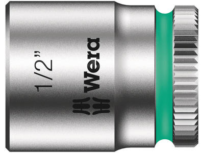 WERA ZYKLOP-TOPPE MED 1/4"-TILSLUTNING 8790 HMA, 1/2" X 23 MM