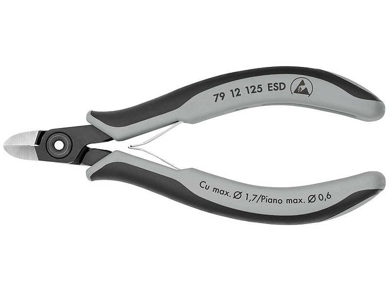 KNIPEX 79 12 125 ESD PRÆCISIONS BIDETANG 125MM ERGO