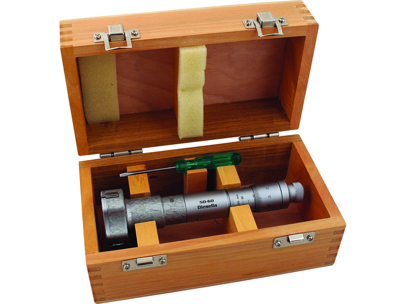 DIESELLA INDVENDIG 3-PUNKT MIKROMETER  60-70 MM (UDEN KONTROLRING)