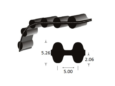 TANDREM 1025-D5M-25MM DOBBELT