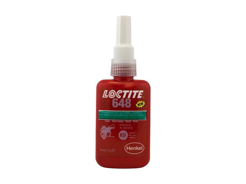 LOCTITE 648 50 ML FASTGØRELSE "HØJ STYRKE"