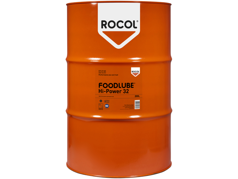 ROCOL FOODLUBE HI-POWER 32 NSF-H1 200 LTR TROMMEL