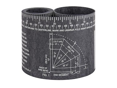 DIESELLA CURV-O-MARK WRAPAROUND 176B SORT L F/3-10" RØR