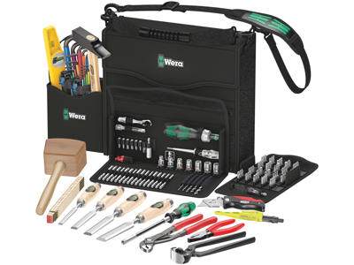 WERA VÆRKTØJSSÆT TIL ARBEJDE I TRÆ Wera 2go H 1, 134 DELE